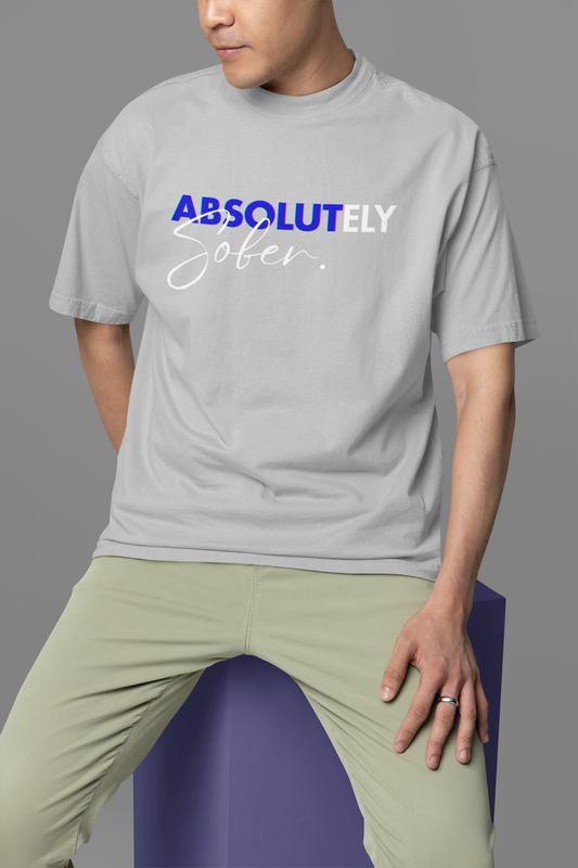 Absolutely Sober Oversized Graphic T-Shirt