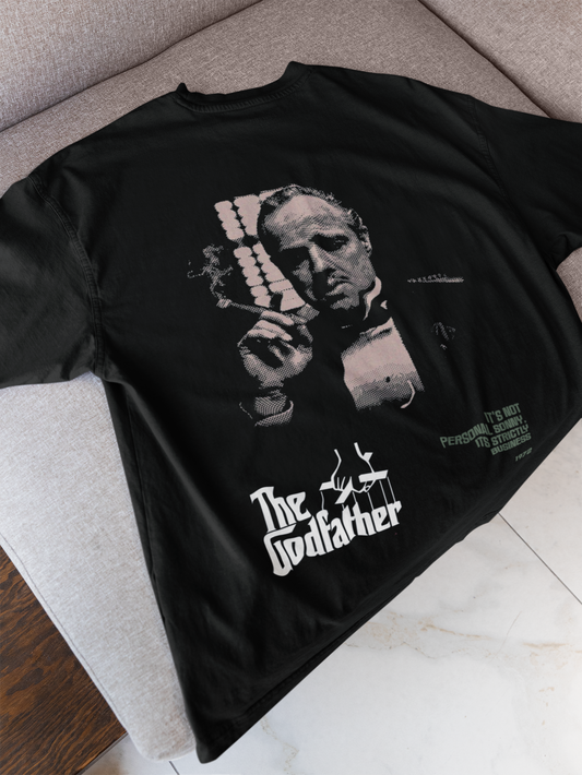 Godfather Oversized Graphic T-Shirt