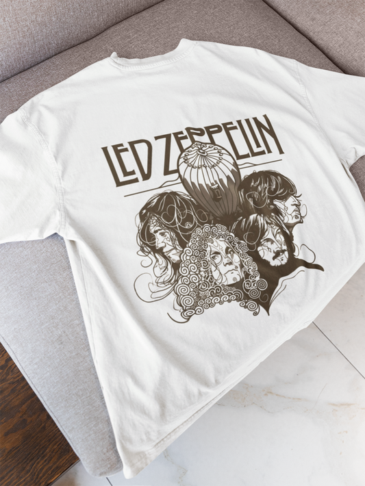 Led Zeppelin Oversized Graphic T-Shirt