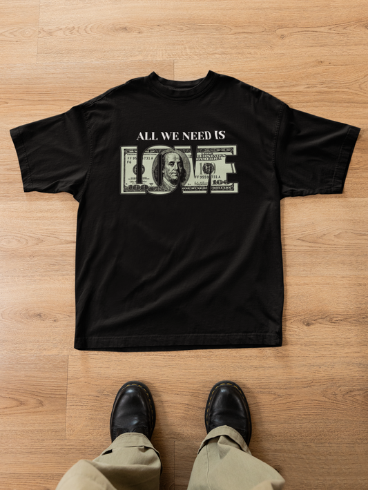 Money Oversized Graphic T-Shirt