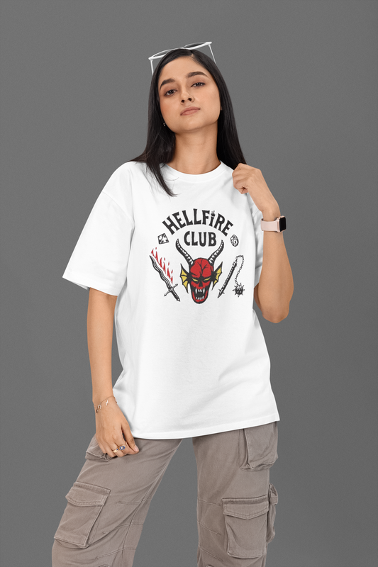 Stranger Things Oversized Graphic T-Shirt