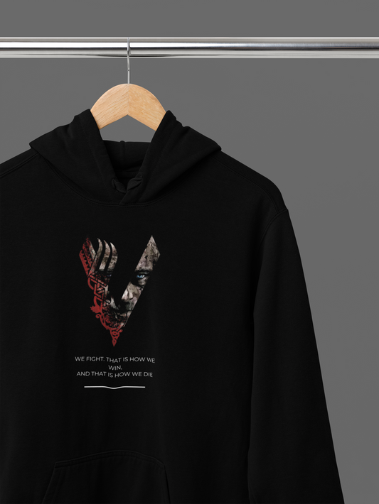 Vikings Oversized Hoodie (Black)