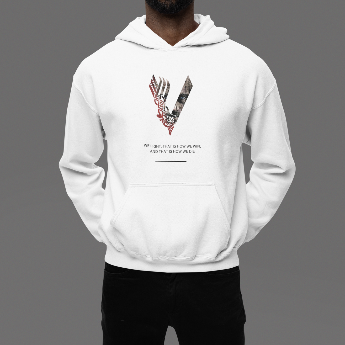 Vikings Oversized Hoodie (White)