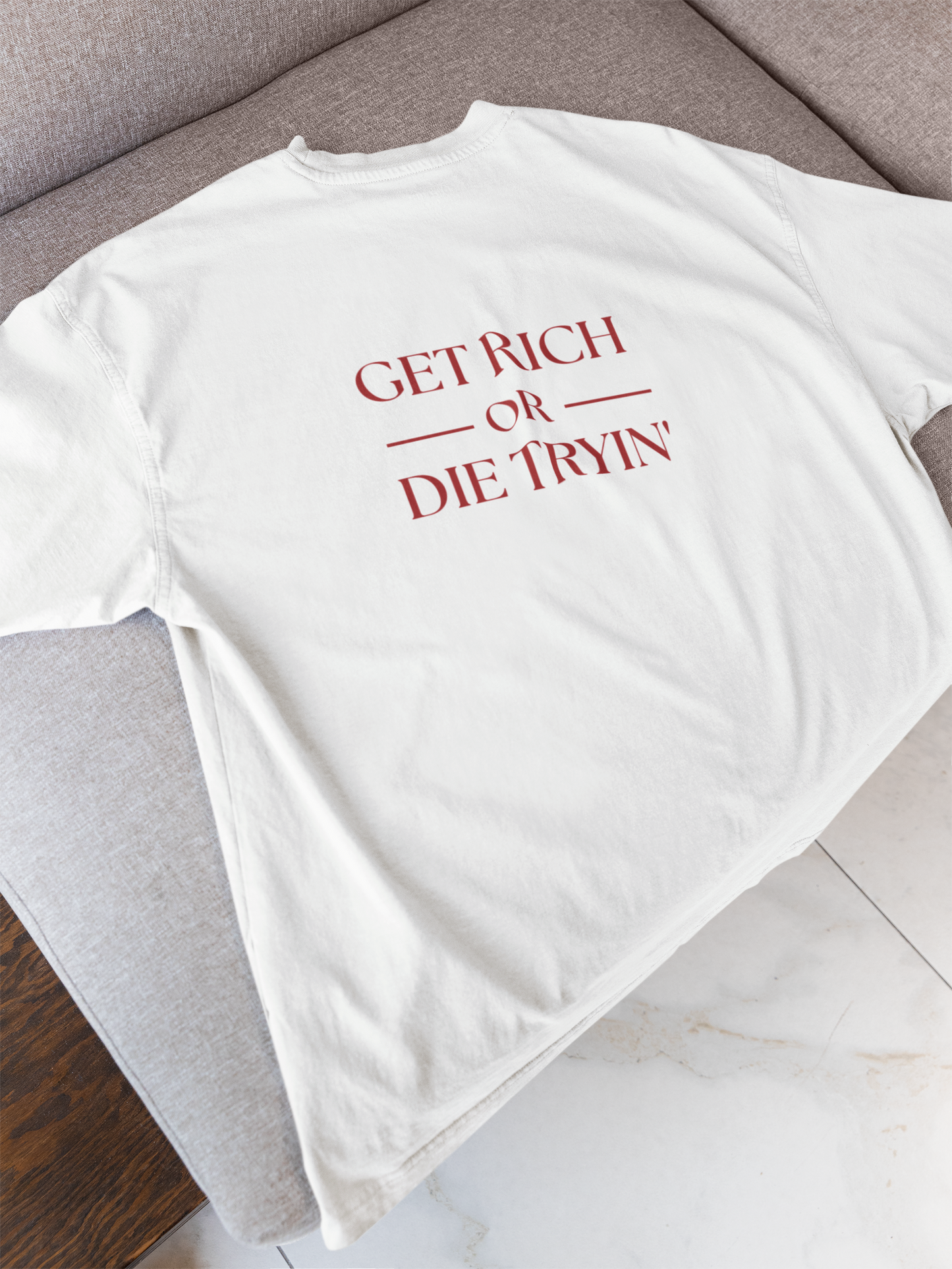 Get Rich Unisex Oversized Classic T-Shirt