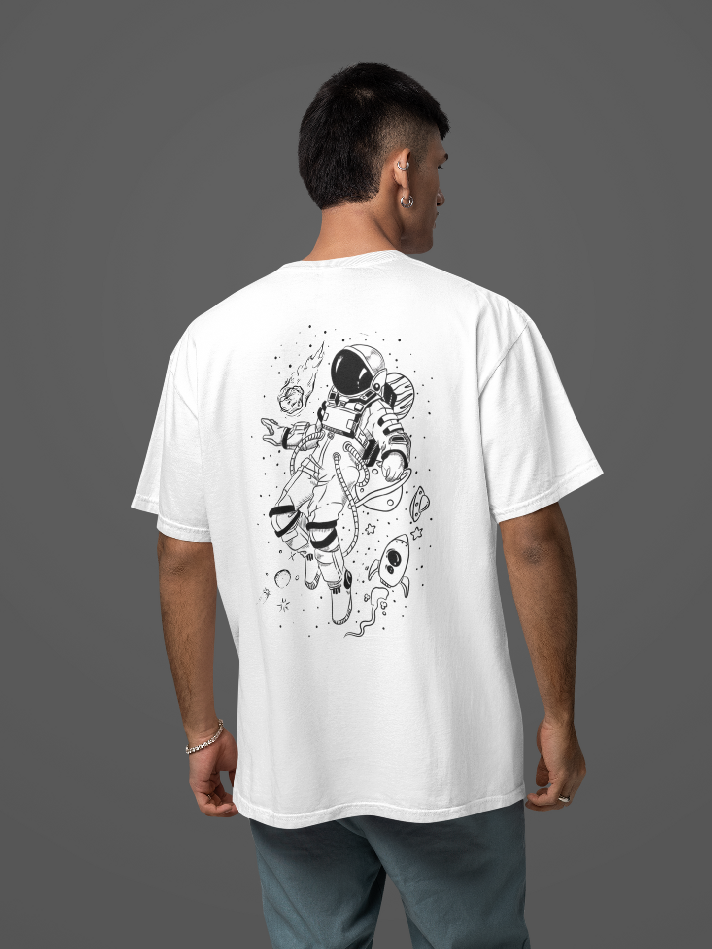 Astronaut Unisex Oversized Classic T-Shirt