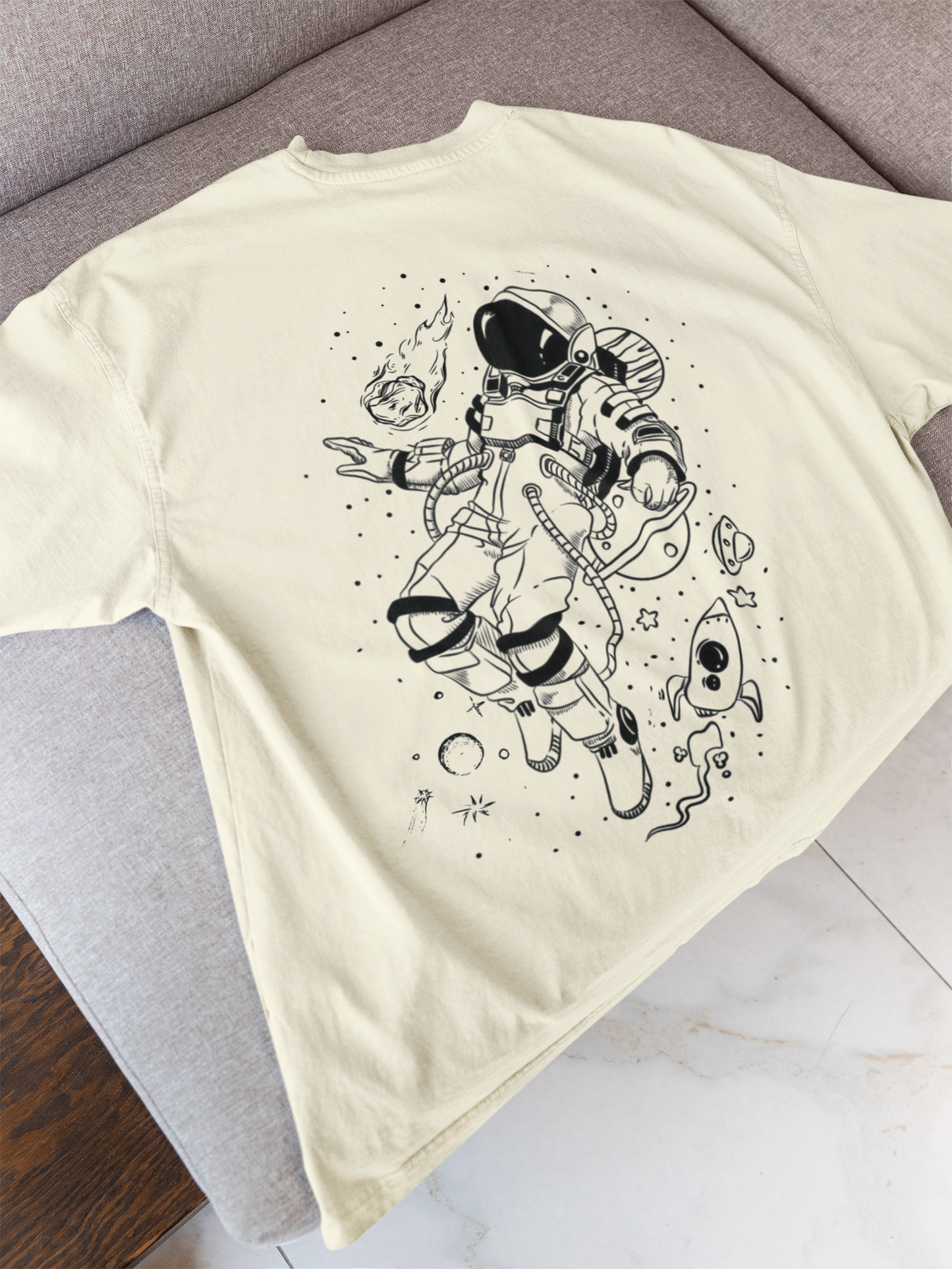 Astronaut Unisex Oversized Classic T-Shirt