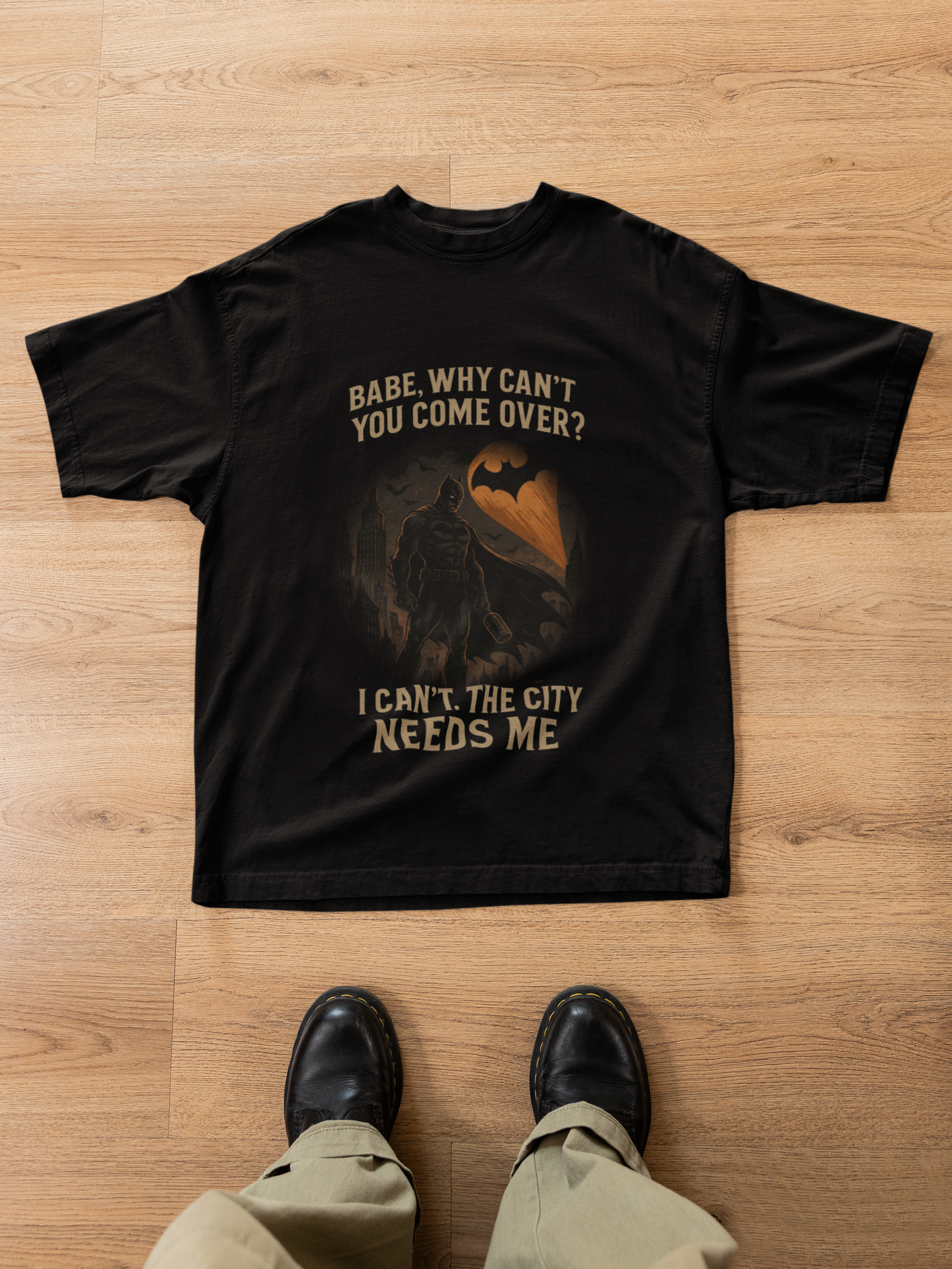 I am Batman Unisex Oversized Classic T-Shirt