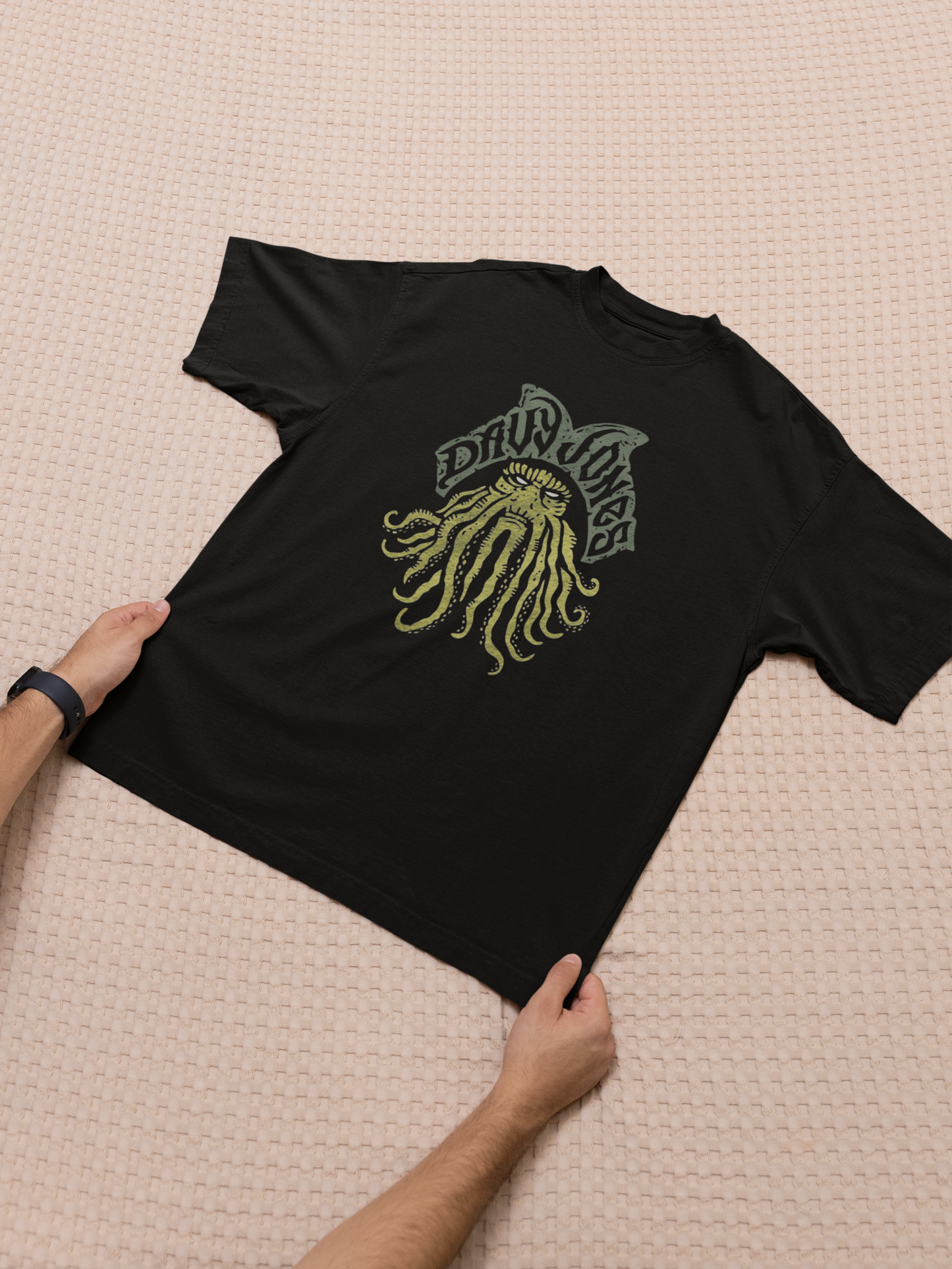 Davy Jones (Pirates Of The Carribean) Unisex Oversized Classic T-Shirt