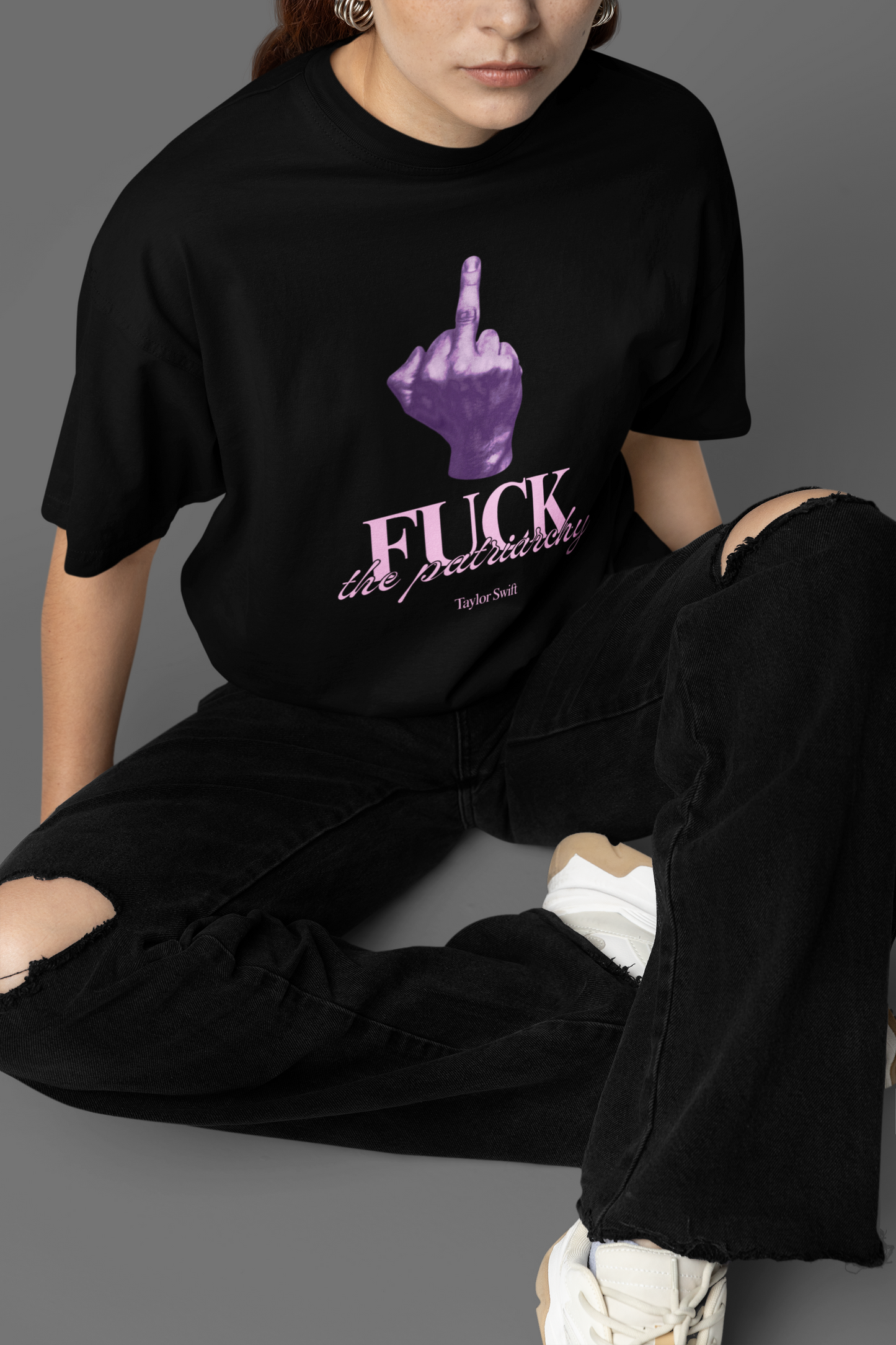 Fuck Patriarchy Unisex Oversized Classic T-Shirt