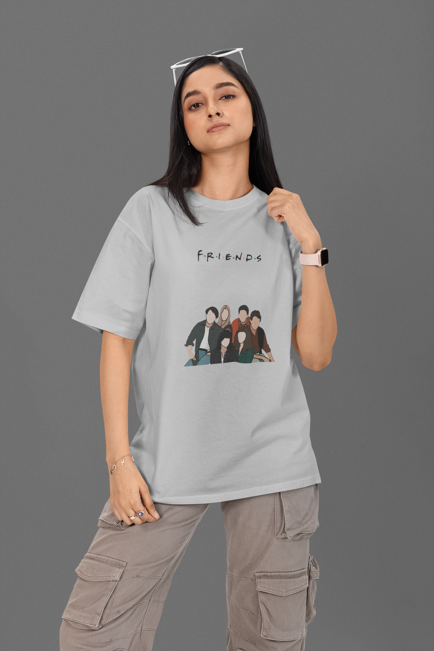 Friends Unisex Oversized Classic T-Shirt