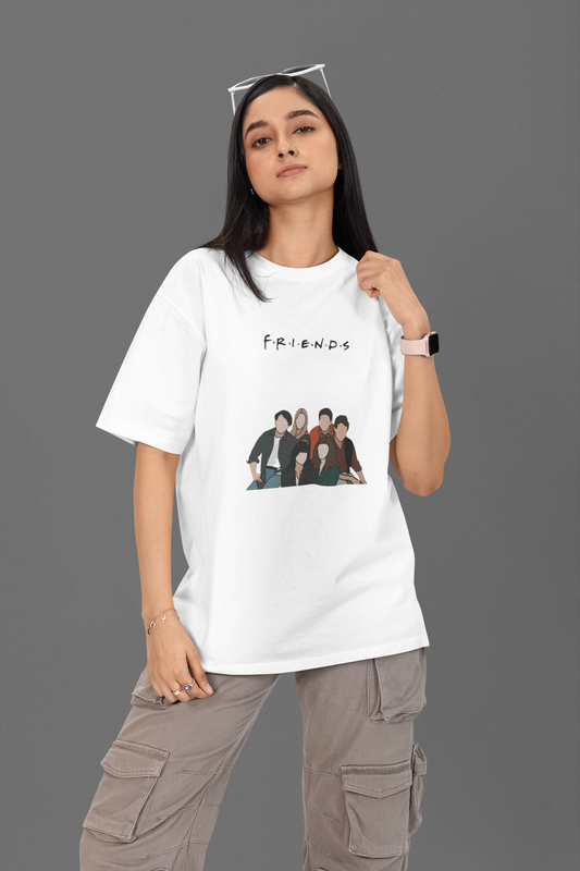 Friends Unisex Oversized Classic T-Shirt