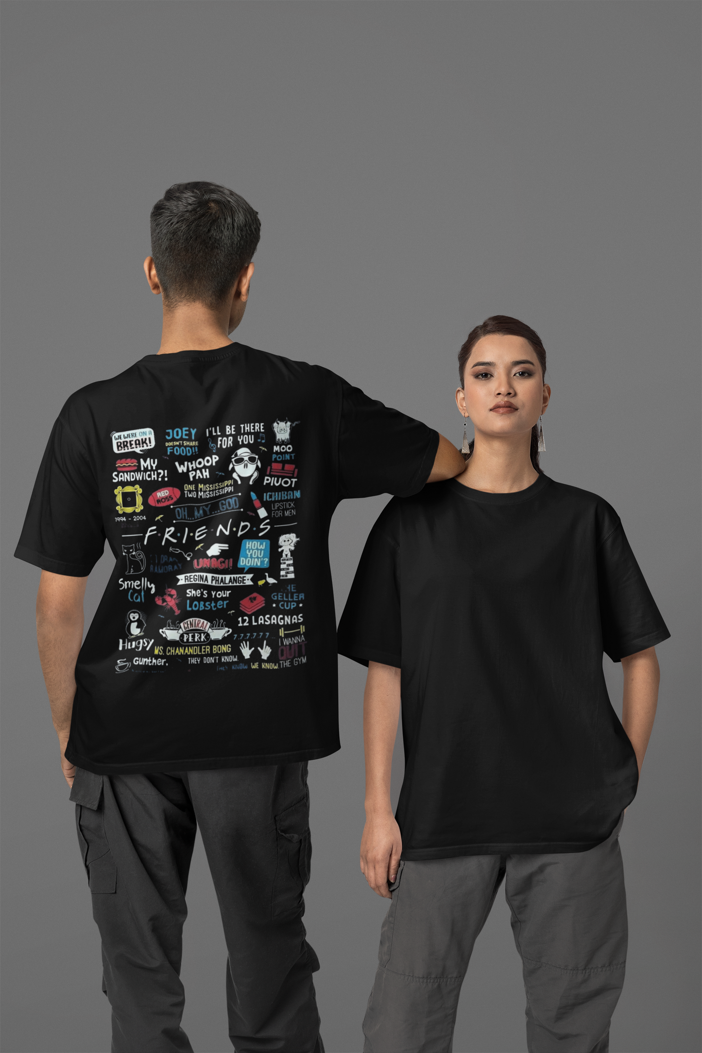 Friends 2.0 Unisex Oversized Classic T-Shirt