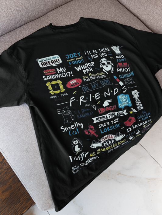 Friends 2.0 Unisex Oversized Classic T-Shirt