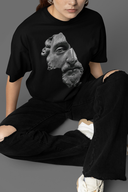 Half Men Unisex Terry Oversized Tee