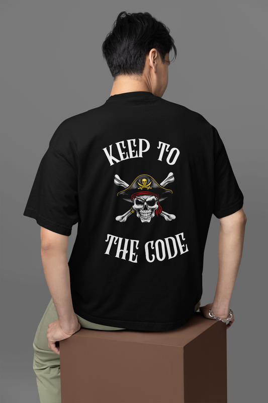 Keep to the Code Oversized Graphic T-Shirt