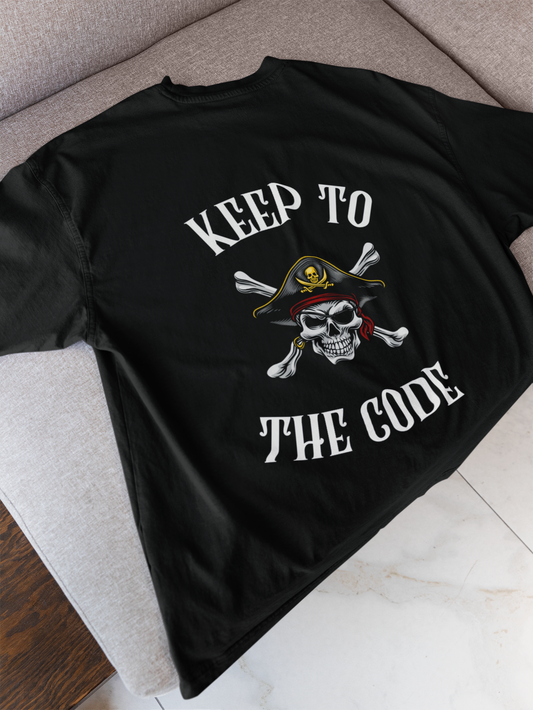 Keep to the Code Oversized Graphic T-Shirt