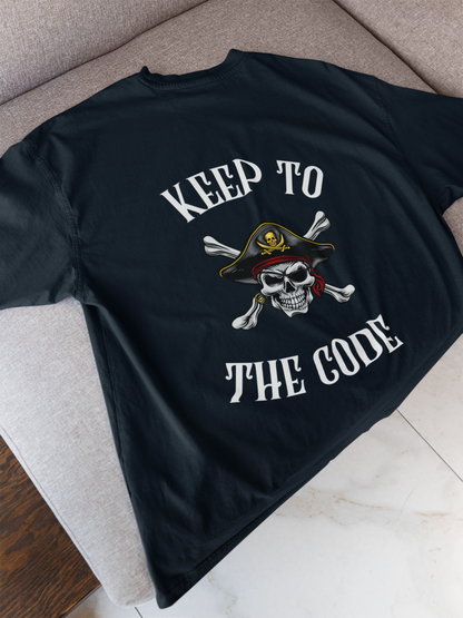 Keep to the Code Oversized Graphic T-Shirt