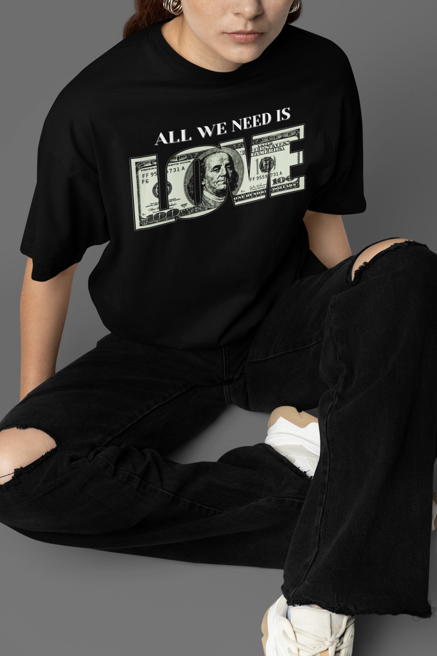 Money Oversized T-Shirt