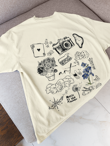 Music Unisex Oversized Classic T-Shirt