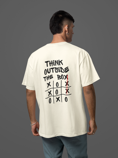 Think Outside The Box Unisex Oversized Classic T-Shirt
