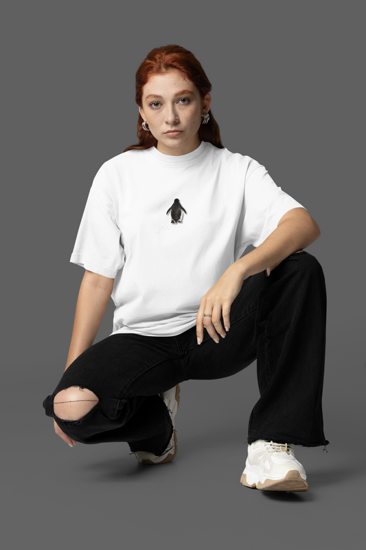 The Penguin Oversized Graphic T-Shirt