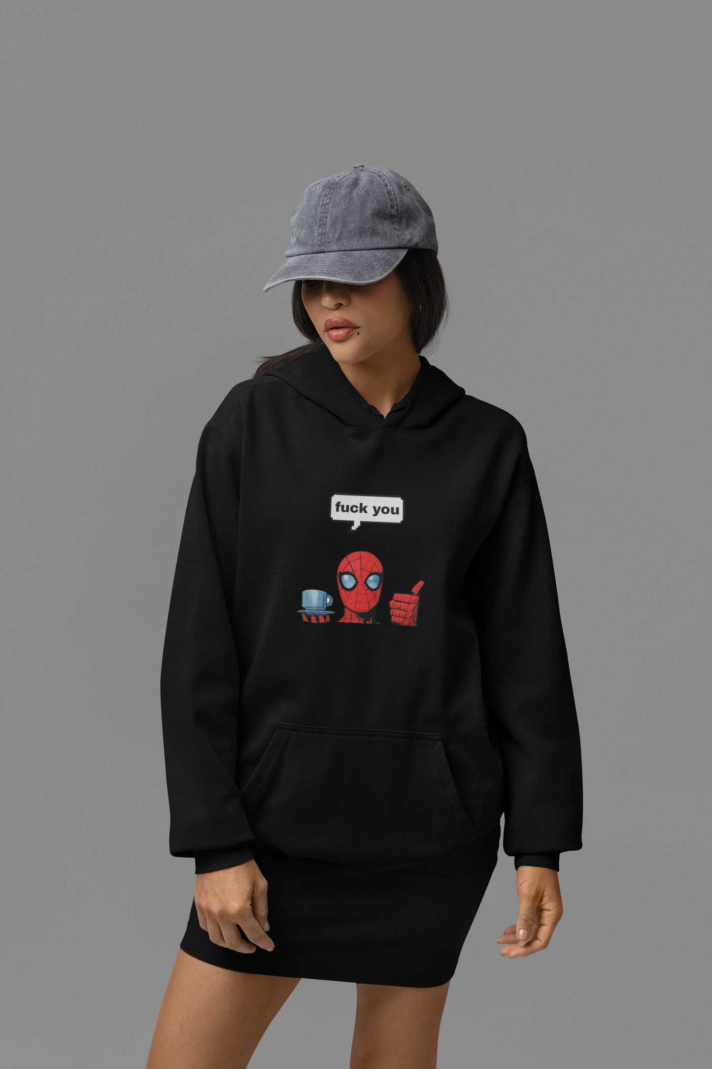 Not Your Friendly Neighbourhood Spiderman Unisex Oversized Hoodie