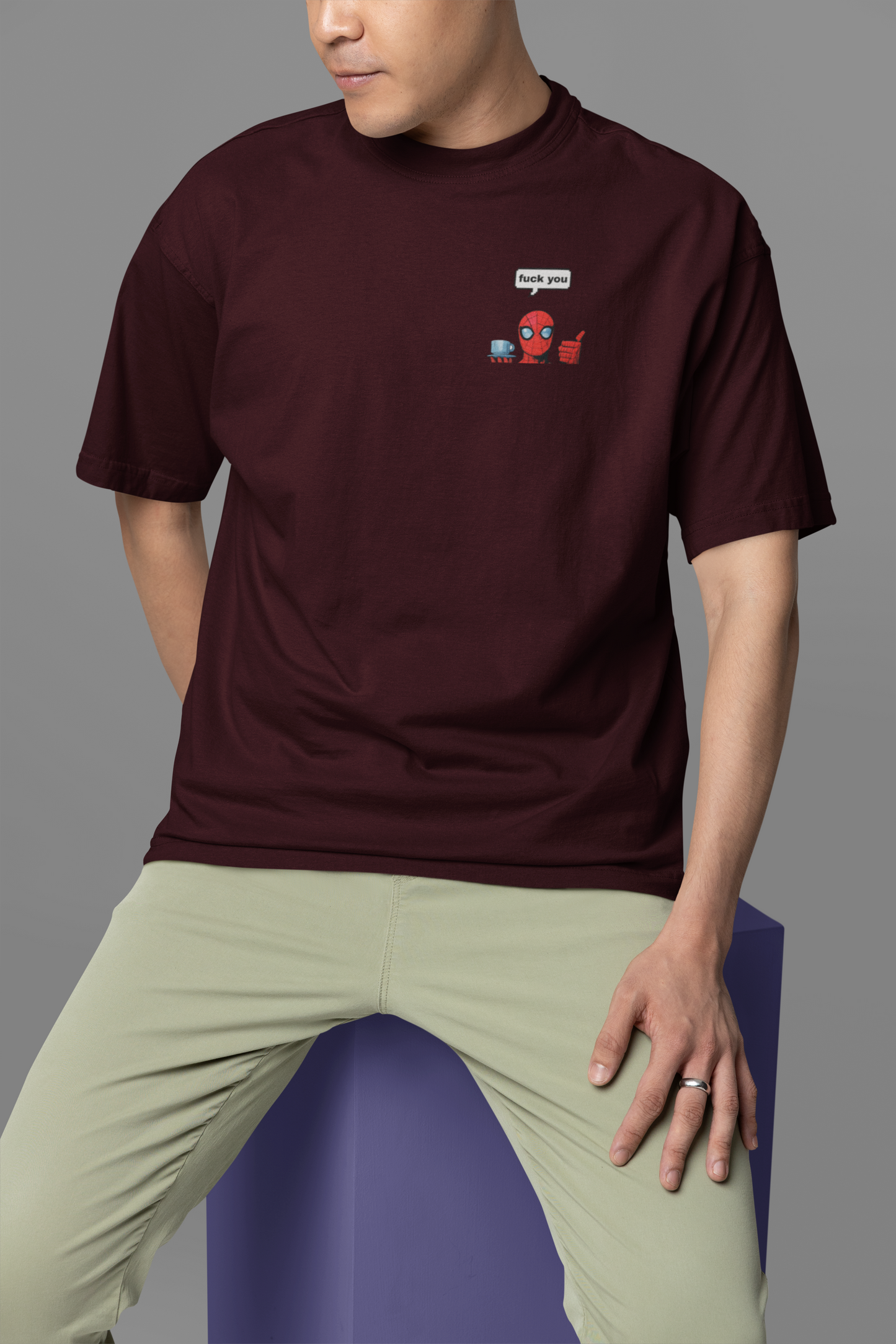 Spiderman Unisex Oversized Classic T-Shirt