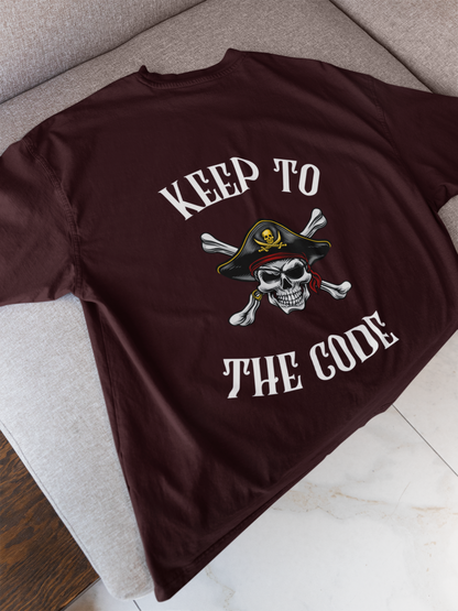 Keep to the Code Oversized Graphic T-Shirt